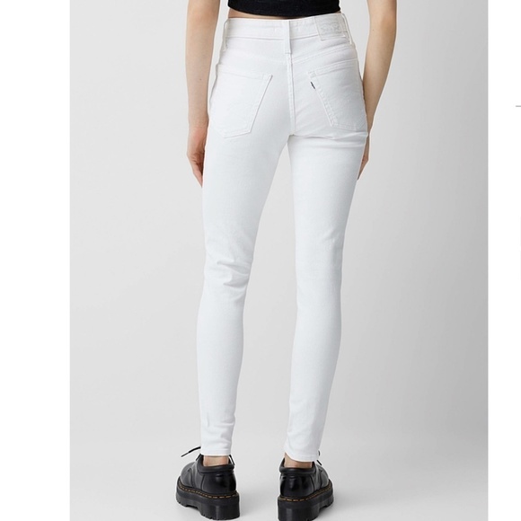Levi’s 721 Denim Jeans High waisted White Sculpt Skinny size 27 - Picture 2 of 16